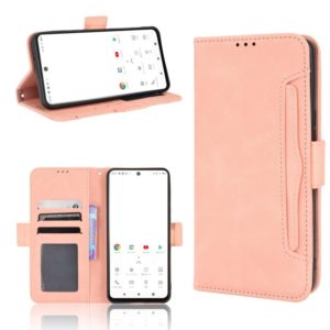 For TONE E22 Skin Feel Calf Texture Card Slots Leather Phone Case(Pink) (OEM)