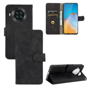 For CUBOT Note 20 Solid Color Skin Feel Magnetic Buckle Horizontal Flip Calf Texture PU Leather Case with Holder & Card Slots & Wallet(Black) (OEM)