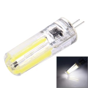 G4 4W Silicone Dimmable 8 LED Filament Light Bulb for Halls, AC 220-240V(White Light) (OEM)