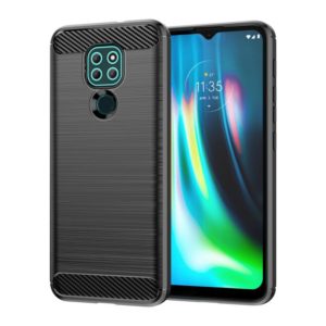 For Lenovo Lemon K12 Brushed Texture Carbon Fiber TPU Phone Case(Black) (OEM)