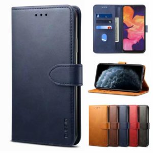 For Samsung Galaxy A42 5G GUSSIM Business Style Horizontal Flip Leather Case with Holder & Card Slots & Wallet(Blue) (GUSSIM) (OEM)