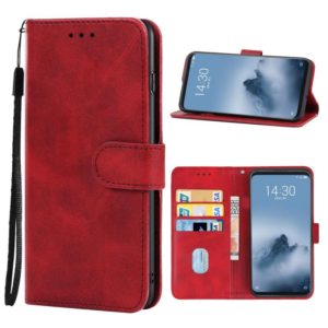 Leather Phone Case For Meizu 16 Plus(Red) (OEM)