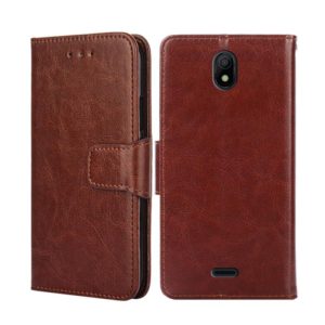 For Nokia C100 Crystal Texture Leather Phone Case(Brown) (OEM)