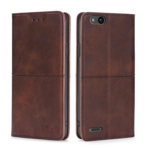 For ZTE Tempo X/Vantage/Z839/N9137 Cow Texture Magnetic Horizontal Flip Leather Phone Case(Dark Brown) (OEM)
