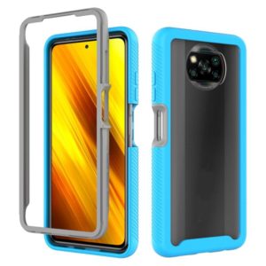For Xiaomi Poco X3 NFC Starry Sky Solid Color Series Shockproof PC + TPU Protective Case(Royal Blue) (OEM)