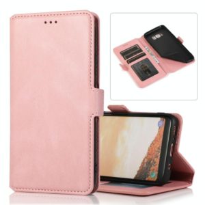 For Samsung Galaxy S8 Retro Magnetic Closing Clasp Horizontal Flip Leather Case with Holder & Card Slots & Photo Frame & Wallet(Rose Gold) (OEM)