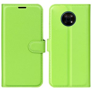 For Nokia G50 Litchi Texture Horizontal Flip Protective Case with Holder & Card Slots & Wallet(Green) (OEM)