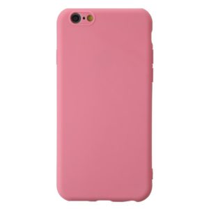For iPhone 6 Shockproof Frosted TPU Protective Case(Pink) (OEM)
