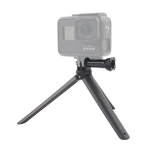 GP456 Tripod Bracket for GoPro Hero12 Black / Hero11 /10 /9 /8 /7 /6 /5, Insta360 Ace / Ace Pro, DJI Osmo Action 4 and Other Action Cameras and 4-6.8 inch Phones (OEM)