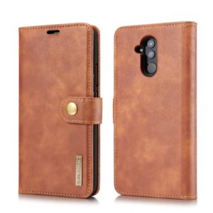 DG.MING Crazy Horse Texture Flip Detachable Magnetic Leather Case for Huawei Mate 20 Lite / Maimang 7, with Holder & Card Slots & Wallet (Brown) (DG.MING) (OEM)
