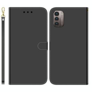 For Nokia G11 / G21 Imitated Mirror Surface Horizontal Flip Leather Phone Case(Black) (OEM)