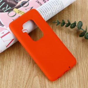 Solid Color Liquid Silicone Shockproof Full Coverage Case For Motorola One Zoom(Red) (OEM)