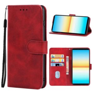 For Sony Xperia 10 IV Leather Phone Case(Red) (OEM)