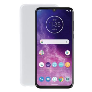 TPU Phone Case For Motorola One Zoom(Transparent White) (OEM)