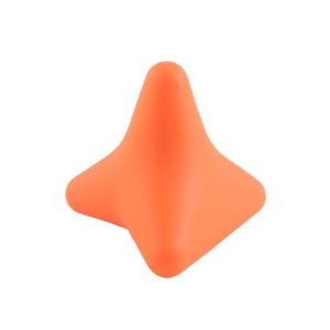 Silicone Thumb Bump Massager Muscle Relaxation Massage Fascia Device, Specification: Quadratic Orange (OEM)