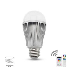 FUT019 9W Dual White LED Bulb 2.4GHZ RF Controllable Wifi Enabled CCT Adjustable Brightness Dimming E26/E27 (OEM)