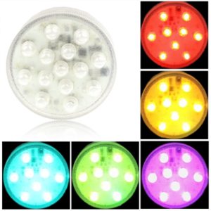 14 LED Multi Color Light with Remote Control(Silver) (OEM)