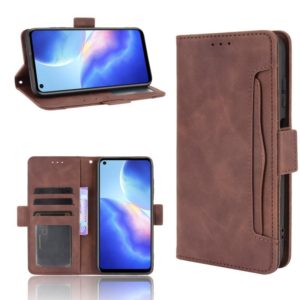 For Blackview A90 Skin Feel Calf Pattern Horizontal Flip Leather Case with Holder & Card Slots & Photo Frame(Brown) (OEM)
