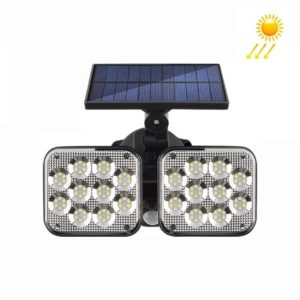 TY06602 120 SMD Solar Human Body Induction Light Outdoor Waterproof LED Wall Light (OEM)
