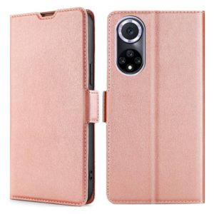 For Huawei nova 9 Ultra-thin Voltage Side Buckle Leather Phone Case(Rose Gold) (OEM)