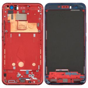 Front Housing LCD Frame Bezel Plate for HTC U11(Red) (OEM)