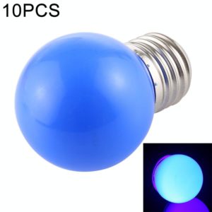 10 PCS 2W E27 2835 SMD Home Decoration LED Light Bulbs, AC 220V (Blue Light) (OEM)