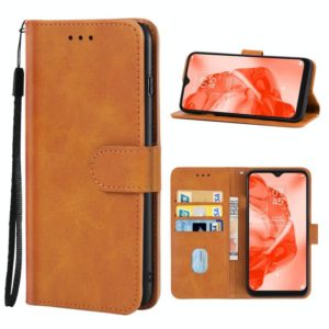 Leather Phone Case For TCL 205(Brown) (OEM)