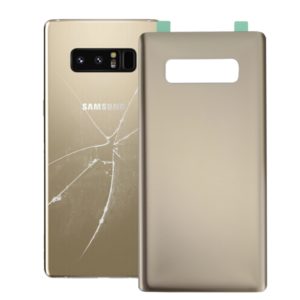 For Galaxy Note 8 Battery Back Cover with Adhesive (Gold) (OEM)