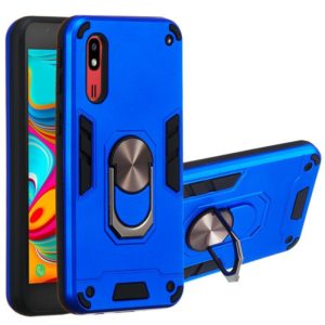 For Samsung Galaxy A2 Core 2 in 1 Armour Series PC + TPU Protective Case with Ring Holder(Dark Blue) (OEM)