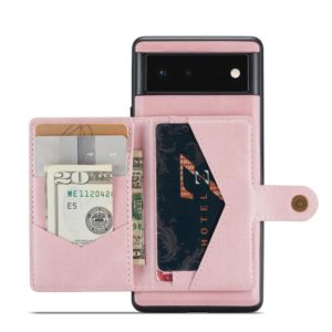 For Google Pixel 6A JEEHOOD Retro Magnetic Detachable Phone Case(Pink) (JEEHOOD) (OEM)