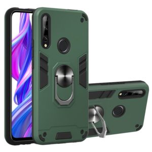 For Huawei Honor 9X / Enjoy 10 Plus 2 in 1 Armour Series PC + TPU Protective Case with Ring Holder(Green) (OEM)