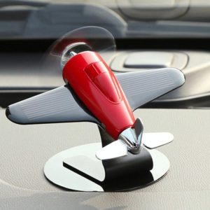 Aromatherapy Decorations for Cars Solar Aircraft Car Decorations(Red) (OEM)