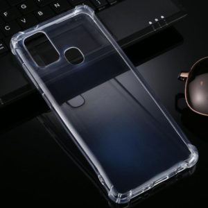 For Samsung Galaxy A21s Four-Corner Anti-Drop Ultra-Thin TPU Case (OEM)
