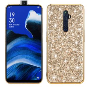 For OPPO Reno2 Z Glitter Powder Shockproof TPU Protective Case(Gold) (OEM)