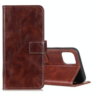 For Galaxy S10 Lite / A91 Retro Crazy Horse Texture Horizontal Flip Leather Case with Holder & Card Slots & Photo Frame & Wallet(Brown) (OEM)