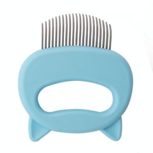 Pet Lice Comb Cat Hair Removal Comb Pet Massage Supplies(Blue) (OEM)