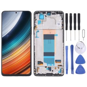 Original LCD Screen for Xiaomi Redmi K40S Digitizer Full Assembly with Frame(Black) (OEM)