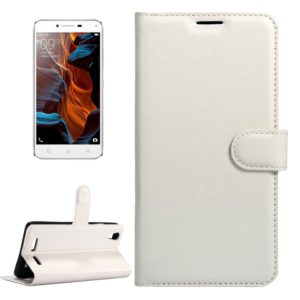 For Lenovo K10 / K10E70 Litchi Texture Horizontal Flip Leather Case with Magnetic Buckle & Holder & Card Slots & Wallet(White) (OEM)