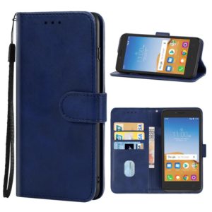 Leather Phone Case For Alcatel Tetra(Blue) (OEM)