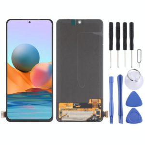 Original OLED Material LCD Screen and Digitizer Full Assembly for Xiaomi Redmi Note 10 Pro 4G / Redmi Note 10 Pro (India) / Redmi Note 10 Pro Max (4G) M2101K6G M2101K6R M2101K6P M2101K6I (OEM)