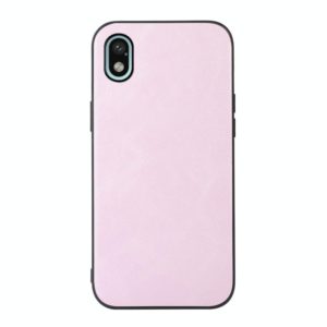 For Sony Xperia ACE III Cowhide Texture PU Phone Case(Pink) (OEM)