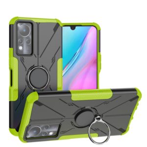 For Infinix Note 11 Armor Bear Shockproof PC + TPU Phone Case(Green) (OEM)