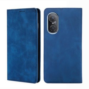 For Huawei Nova 9 SE 4G Skin Feel Magnetic Horizontal Flip Leather Phone Case(Blue) (OEM)