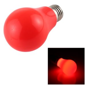 4W 300LM E27 2835 8LEDs LED Energy Saving Bulb, Light Color: Red Light, AC 220V (OEM)