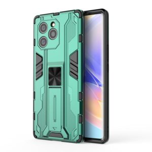 For Honor 60 SE Supersonic PC + TPU Phone Case with Holder(Green) (OEM)
