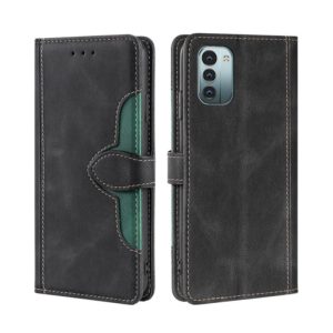 For Nokia G21/G11 Stitching Skin Feel Magnetic Buckle Horizontal Flip PU Leather Case(Black) (OEM)