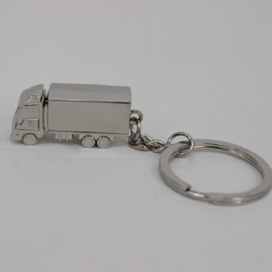 2 PCS Creative Keychain Metal Solid Van Gift Pendant (OEM)