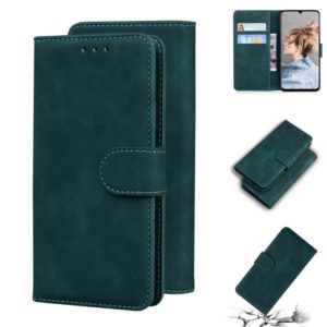 For Blackview A80 Skin Feel Pure Color Flip Leather Phone Case(Green) (OEM)