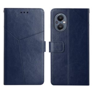 For OnePlus Nord N20 5G Y Stitching Horizontal Flip Leather Phone Case(Blue) (OEM)
