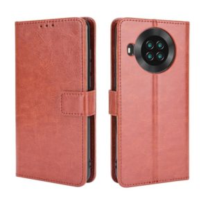 For Cubot Note 20 / Note 20 Pro Retro Crazy Horse Texture Horizontal Flip Leather Case with Holder & Card Slots & Lanyard(Brown) (OEM)